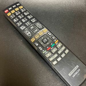 N7384 返品OK 動作品　清掃済み　HITACHI テレビリモコン C-RS6