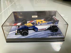 即決あり！F1マシンコレクション ミニチャンプス 1／43 ナイジェルマンセル キャメル ウィリアムズルノー FW14 ワールドチャンピオンカー