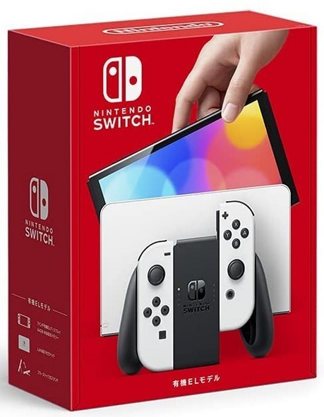 【新品未開封】任天堂 Nintendo Switch(有機ELモデル) ニンテンドースイッチ Joy-Con(L)/(R) ホワイト 本体 新型【送料無料】