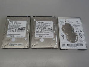 ◆１円スタート 2.5HDD S-ATAノート用 1TB×3個◆②