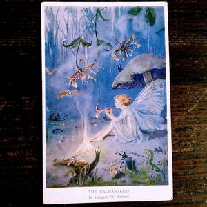 M.W.Tarrant (B)◆T71 マーガレット タラント 子供 妖精 イラスト 少年 アンティークポストカード イギリス ビンテージ 外国絵葉書