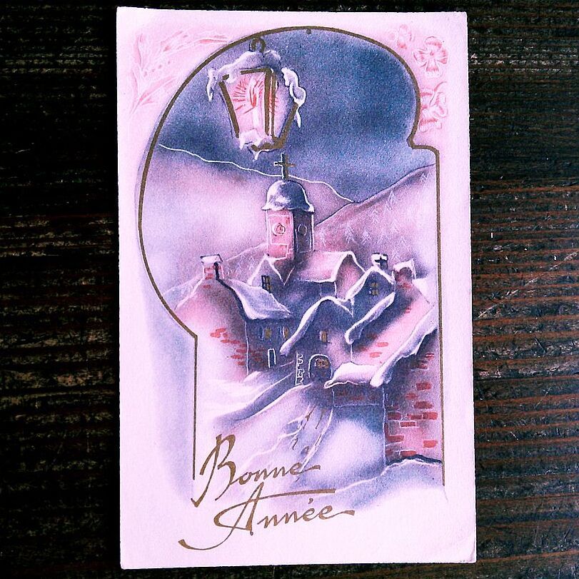 Illustration (20) X51 ◆ Cartes postales anciennes France Allemagne Belgique Angleterre Cartes postales Paysage Nouvel An Noël, antique, collection, marchandises diverses, Carte postale
