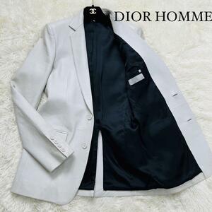  super ultra rare / original leather / Dior Homme *DIOR HOMME leather jacket tailored jacket ram leather white 48 L