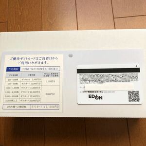 エディオン 株主優待カード 10000円分