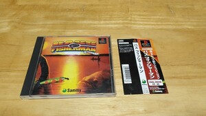 ★PS「バス フィッシャーマン(BASS FISHERMAN TEXAS)」帯・ケース・取説付き/Sammy/PlayStation/プレイステーション/バス釣り/レトロゲーム