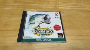 ★PS「エキサイティングバス(Exciting Bass)」ケース・取説付き/KONAMI/PlayStation/プレイステーション/バス釣り/Fishing/レトロゲーム★