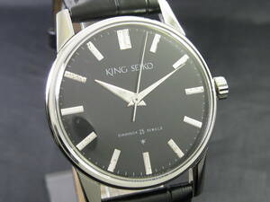 King Seiko/キングセイコー KS ファーストモデル AD文字盤 Ref.15034 ブラック 手巻 オーバーホール・新品仕上済 1963年製造