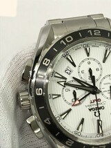 OMEGA シーマスター アクアテラ GMT クロノグラフ 231.10.44.52.04.001 仕上げ・OH済 自動巻き_画像3