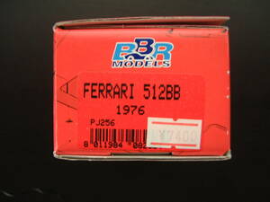 BBR 1/43 フェラーリ 512BB 1976 レジンキット