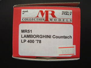 MRコレクション　1/43 ランボルギーニ　カウンタック　LP400 78 レジンキット