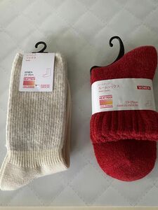 UNIQLOヒートテック靴下2足セット23㎝-25㎝