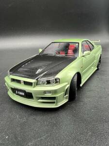 タミヤ 1/24 NISMO R34 GT-R Z-tune 塗装完成品