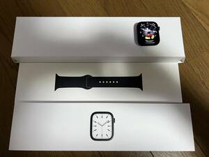 Apple Watch Series 7 GPS+Cellularモデル 44mm MKJP3J/A A2478 ミッドナイト アルミニウムケース 箱 付き