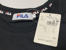 FILA フィラ Tシャツ Lサイズ ブラック 展示未使用品 ②_画像3