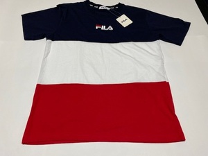 FILA フィラ Tシャツ Lサイズ ネイビー 展示未使用品 