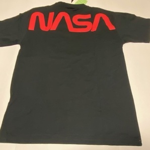 NASA ナサ デザイン 半袖Tシャツ Mサイズ ブラック 展示未使用品 ②の画像4