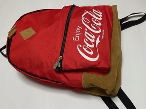 Coca-Cola コカ・コーラ リュック デイバッグ レッド 展示未使用品