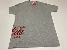 Coca-Cola コカ・コーラ Tシャツ Mサイズ グレー 展示未使用品_画像1