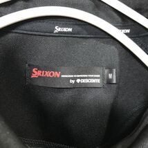 ★スリクソン SRIXON メンズ ゴルフ 半袖 シャツ ポロシャツ ブラック Mサイズ RGMLJA13_画像3
