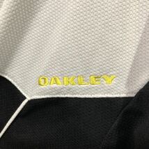 ★オークリー ゴルフ OAKLEY GOLF 半袖 ポロシャツ ハーフジップ ブラック Mサイズ_画像7