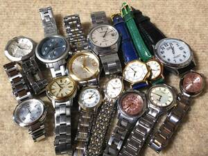 【X3-2】SEIKO CITIZEN RICOH【EXCEED/EXCELINE/xC/LUKIA/Belfina他】男女/腕時計/ジャンク品/美品多数/14本