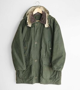 ヴィンテージ Barbour ◆ VENTILE JACKET ベンタイルコットン ジャケット オリーブ C44 (中綿/フード/チンスト付) コート バブアー /10/ZZ8