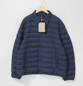 ★未使用 HERNO Resort ◆ ダウン オーバーシャツ ネイビー サイズ58 (下げ札付き) パッカブルトラベル ダウンジャケット ヘルノ ◆BT18