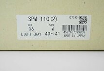 ★未使用 SPINGLE MOVE ◆ SPM-110 レザー スニーカー ライトグレー Mサイズ (25.5cm) 耐久性 天然ゴムソール スピングル ムーヴ ◆Z-2_画像8