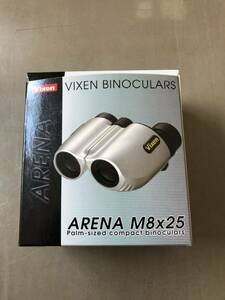 双眼鏡 Vixen ビクセン ARENA アリーナ　M8x25 ケース　取説付き