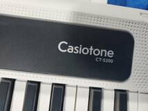 ★updb キーボード CASIO CT-S200WE カシオ シンセサイザー Casiotone 鍵盤楽器 楽器 音楽機材 電子楽器 61鍵盤 譜面台付き_画像2