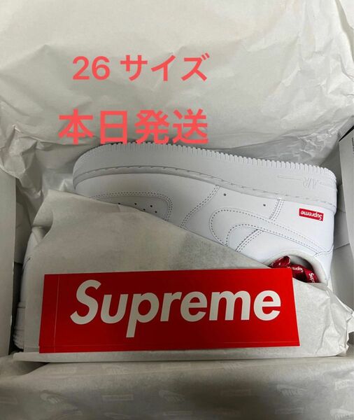 Supreme × Nike Air Force 1 Low "White"