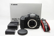 【適格請求書発行】良品 Canon キヤノン EOS 7D Mark II ボディ デジタル一眼レフカメラ 元箱付【アルプスカメラ】240116f_画像1