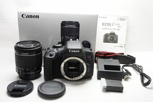 【適格請求書発行】美品 Canon キヤノン EOS Kiss X8i レンズキット EF-S 18-55mm F3.5-5.6 IS STM 元箱付【アルプスカメラ】240121p