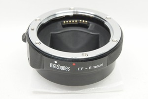 【適格請求書発行】良品 METABONES 電子接点付 マウントアダプター Canon EFレンズ SONY Eボディ用 AF対応【アルプスカメラ】240210f