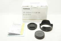 【適格請求書発行】TAMRON 28-200mm F2.8-5.6 Di III RXD A071 SONY Eマウント フルサイズミラーレス用 【アルプスカメラ】240218ag_画像7