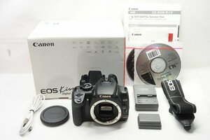 【適格請求書発行】Canon キヤノン EOS Kiss Digital X ボディ デジタル一眼レフカメラ 元箱付【アルプスカメラ】240129c