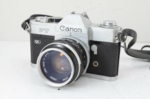 【適格請求書発行】ジャンク品 Canon キヤノン FTQL + FL 50mm F1.8 フィルム一眼レフカメラ【アルプスカメラ】240112m_画像2