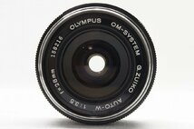 【アルプスカメラ】訳あり品 OLYMPUS オリンパス OM-SYSTEM G.ZUIKO AUTO-W 28mm F3.5 単焦点レンズ 231001j_画像4