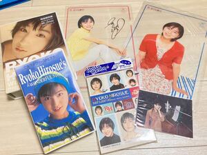 広末涼子グッズ6点セット！/クリアファイル2点、VHS2点、フォトメモ、写真/完全限定盤【ウインターギフト'98】/アイドル/ビデオテープ