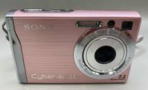SONY ソニー　Cyber-Shot DSC-W80　デジタルスチルカメラ　ピンク　動作品　付属品付き　コンパクトデジタルカメラ　1297_画像2