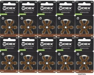 WIDEX ワイデックス 補聴器用電池 PR41(312) 10パック 送料無料