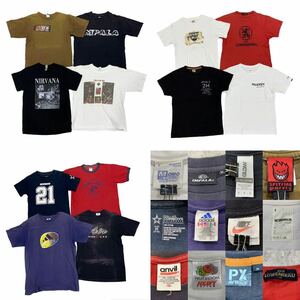 メンズ Ｔシャツ 12枚 まとめ売り 古着 90s アディダス ナイキ NBA ヴィンテージ アメカジ セット売り SIZE：S〜M相当■0205KHM①