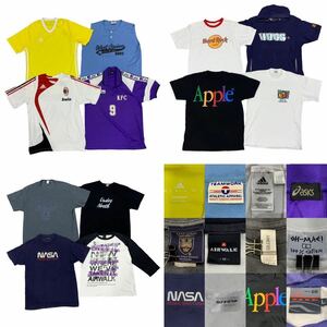 メンズ Ｔシャツ 12枚 まとめ売り 古着 セット売り アップル アディダス サッカー ユニフォーム VANS SIZE：M〜L相当■0205KHM②