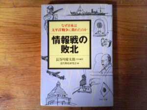 HW　情報戦の敗北　なぜ日本は太平洋戦争に敗れたのか　 長谷川 慶太郎 編集　 近代戦史研究会　 (PHP文庫 ) 　稲垣武