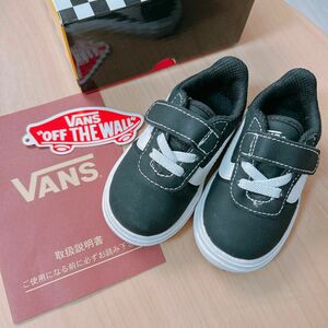 VANS スニーカー 12cm ベビー ファースト シューズ 黒 ブラック vans 美品 男の子 女の子