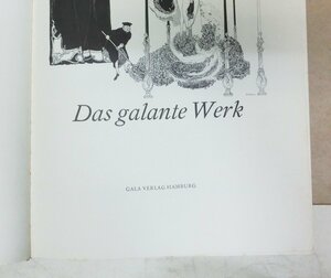 【独文・官能画集】Das galante Werk　フランツ・フォン・バイロス　限定1300部内786番　1966年　函入　赤花【性美術】