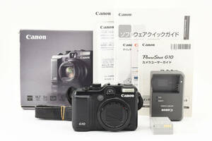 ☆外観美品☆キャノン CANON POWERSHOT G10 コンパクトデジタルカメラ デジカメ 元箱　説明書付き#318