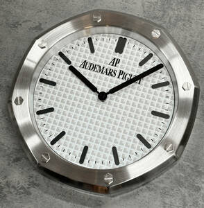 非売品◆オーデマピゲ　ロイヤルオーク　掛時計　販促用　壁掛け時計　シルバー×白文字盤　ラスト一個