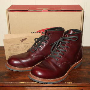 RED WING Red Wing 9011 Vibram Beck man black cherry -8.5D 26.5./ Red Wing boots REDWING
