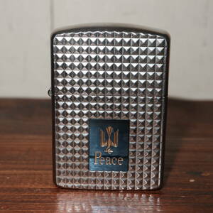 ArmorZIPPO　2007年製　Peace　ピース　／Armor　ZIPPO　アーマージッポー　ライター　ジッポー　ジッポ 　タバコ